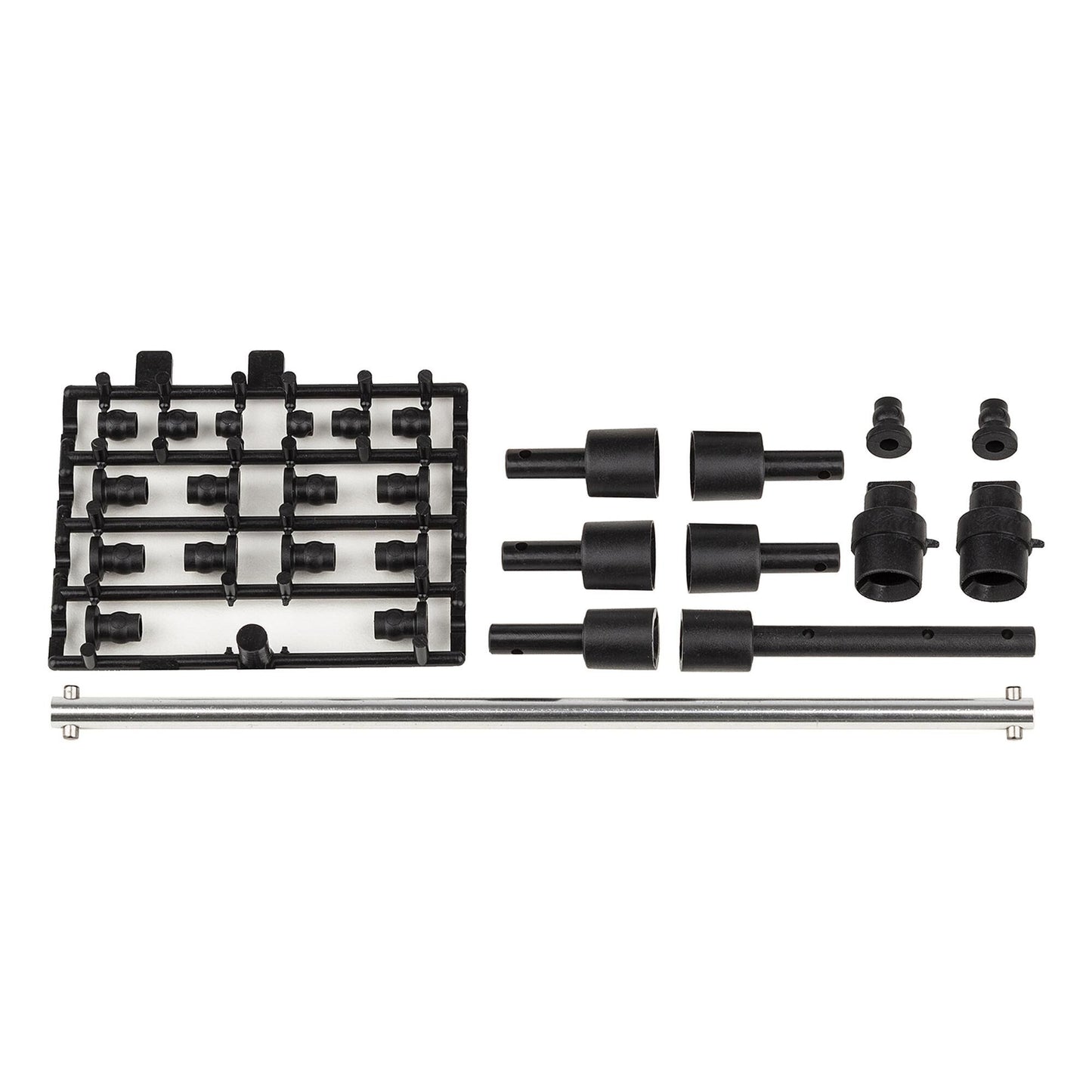 Outdrives, Pivot Balls, and Center Driveshaft for Reflex 14R (ASC21577)