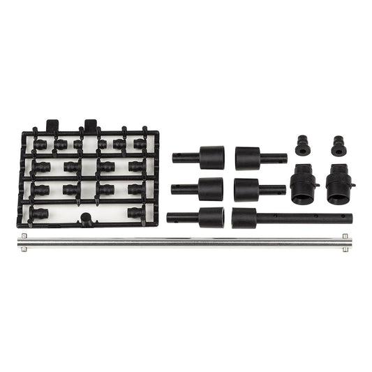 Outdrives, Pivot Balls, and Center Driveshaft for Reflex 14R (ASC21577)