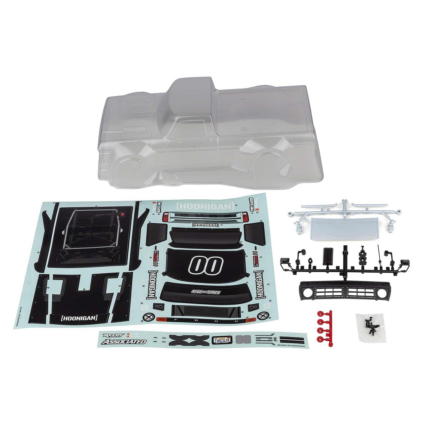 Reflex 14R Hoonitruck Clear Body Set (ASC21589)