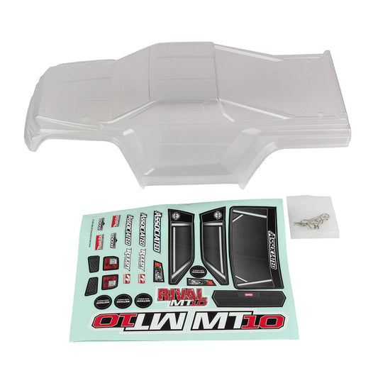 RIVAL MT10 Body V2 Clear Body for RC Vehicles (ASC25829)