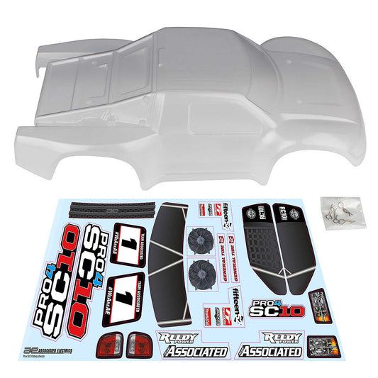 Pro4 SC10 Contender Clear Body for RC Vehicles (ASC25859)