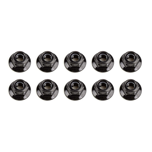 M5 Flanged Locknuts Black (ASC25945)