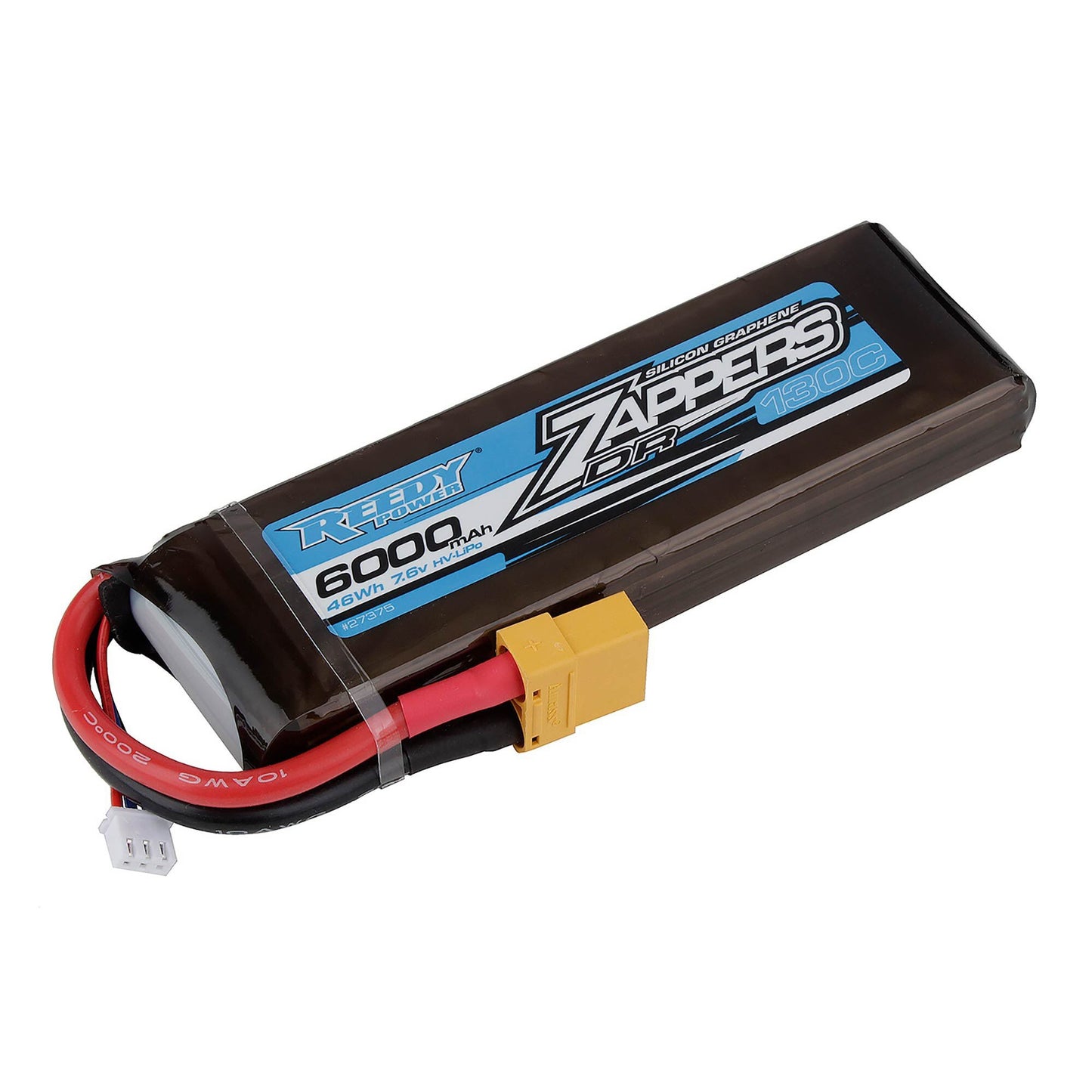 7.6V 6000mAh 2S 130C Zappers DR Stick Softpack LiHV Battery (ASC27375)