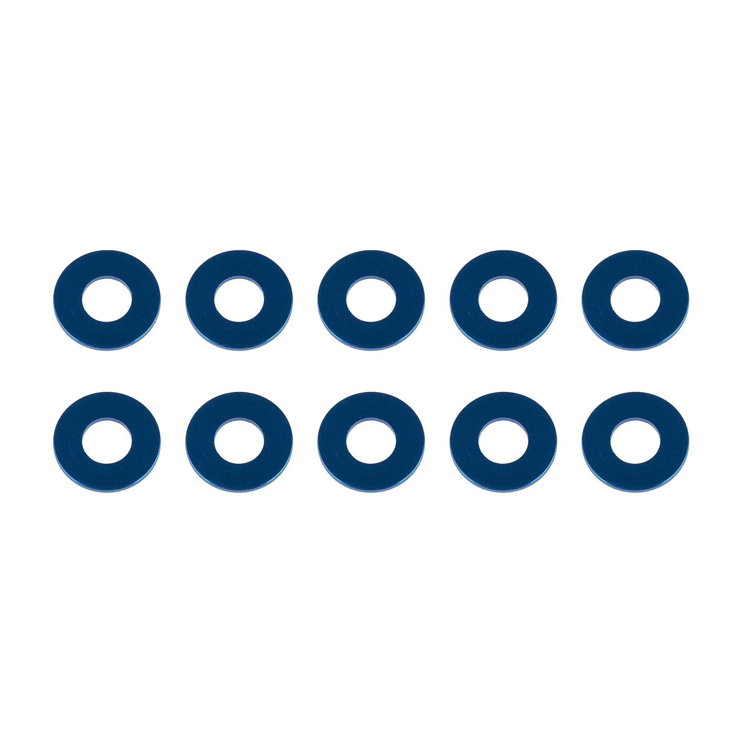 Aluminum Washers 7.8x3.5x0.5mm Blue (ASC31387)