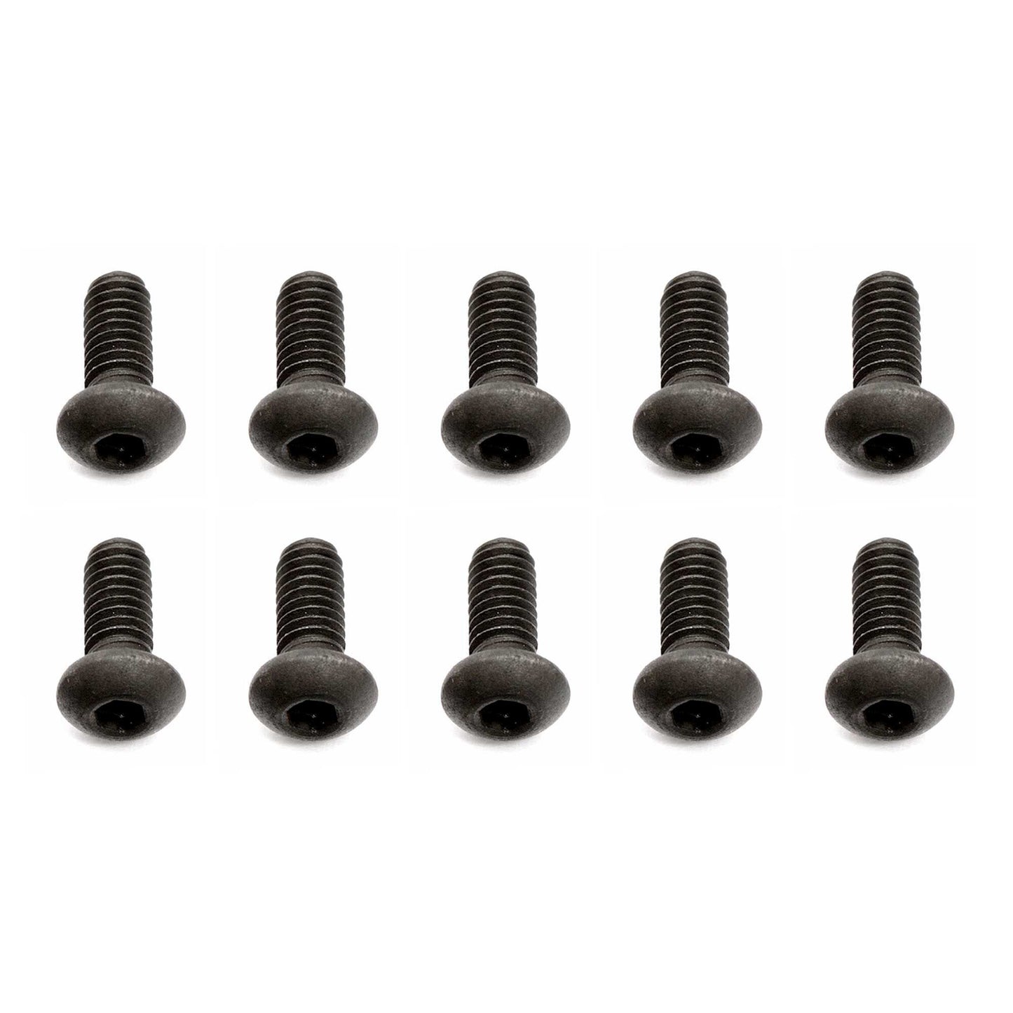 M2.5x0.45x6 Button Head Cap Screws (10 Pack) (ASC31520)