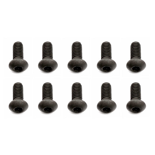 M2.5x0.45x6 Button Head Cap Screws (10 Pack) (ASC31520)