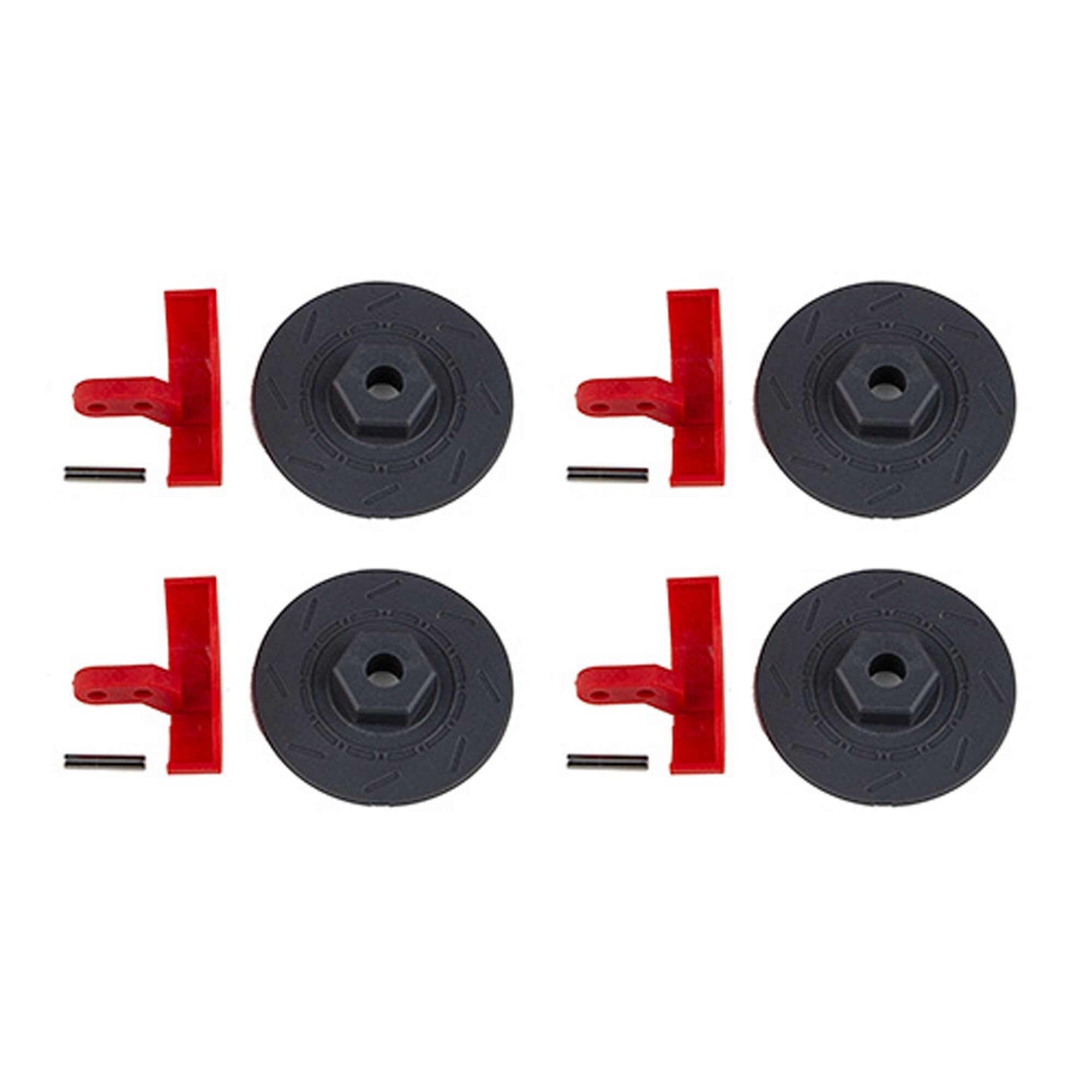 Apex2 Wheel Hexes and Calipers for RC Vehicles (ASC31853)