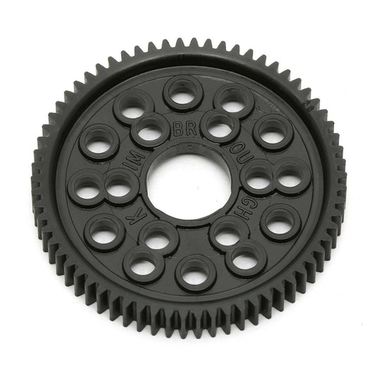 48 Pitch Spur Gear 66 Teeth for TC3, TC7.1, RC10, RC12 (ASC3924)