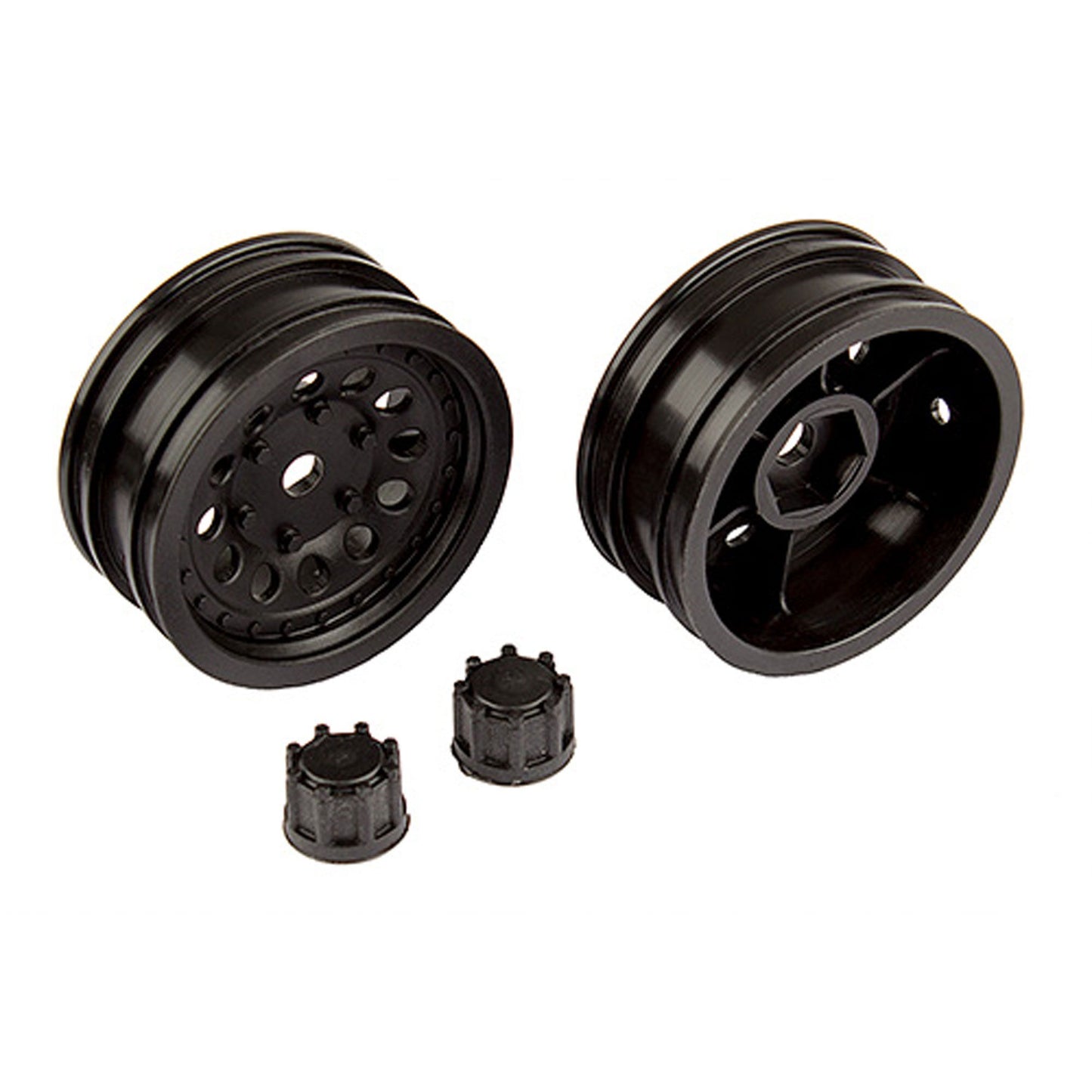 1/12 Black Wheel Set for CR12 and MT12 Monster Trucks (ASC41052)