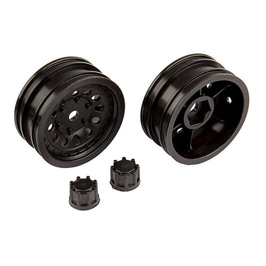 1/12 Black Wheel Set for CR12 and MT12 Monster Trucks (ASC41052)