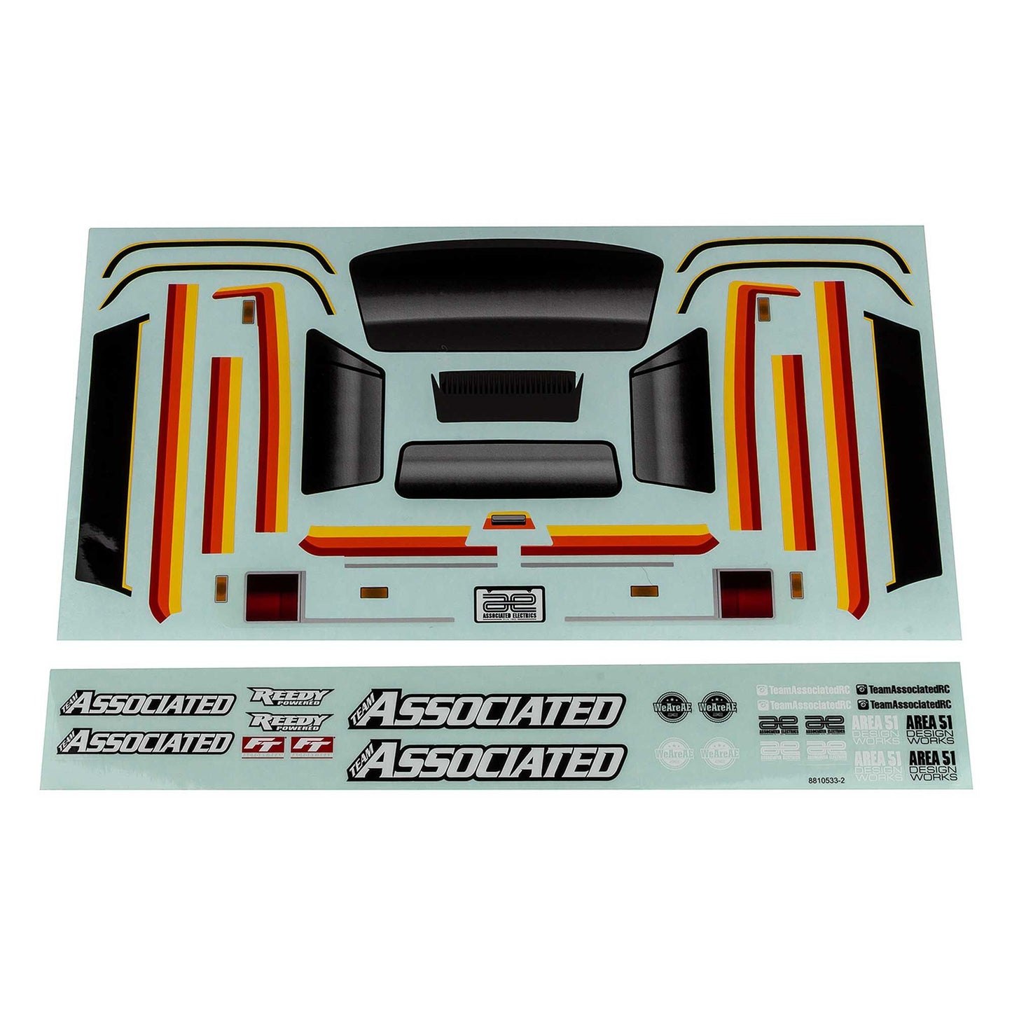 MT12 Decal Sheet for CR12 and MT12 Monster Trucks (ASC41102)