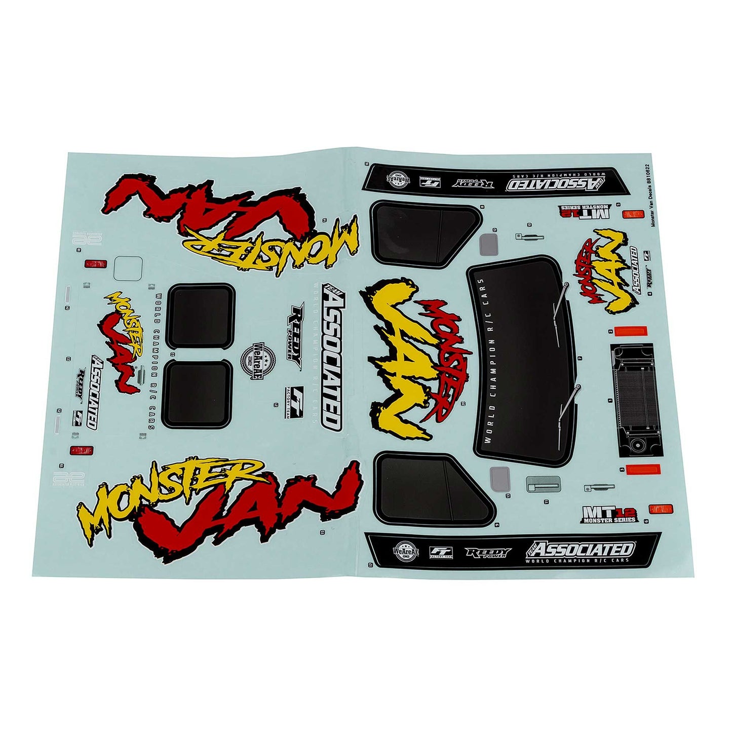 MT12 Monster Van Decal Sheet (ASC41118)