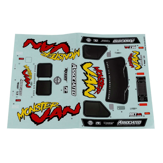 MT12 Monster Van Decal Sheet (ASC41118)
