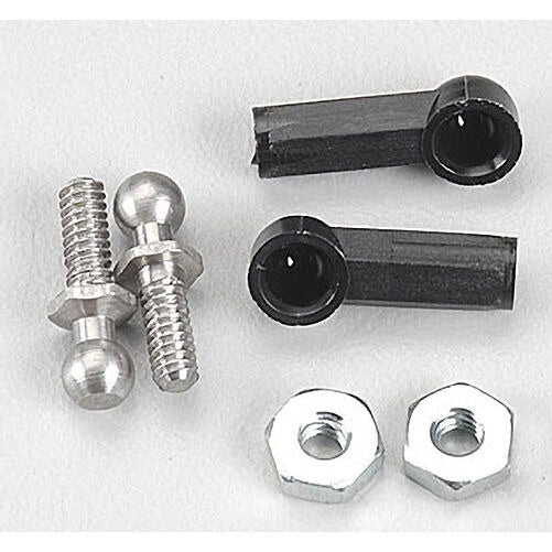 Long Ballstud Set .17 Ball Male 4-40 Thread (2) (ASC6273)