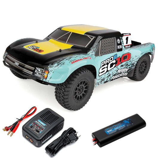 1/10 Pro2 SC10 2WD Short Course Truck Ready to Run with Battery and Charger (ASC70020C)