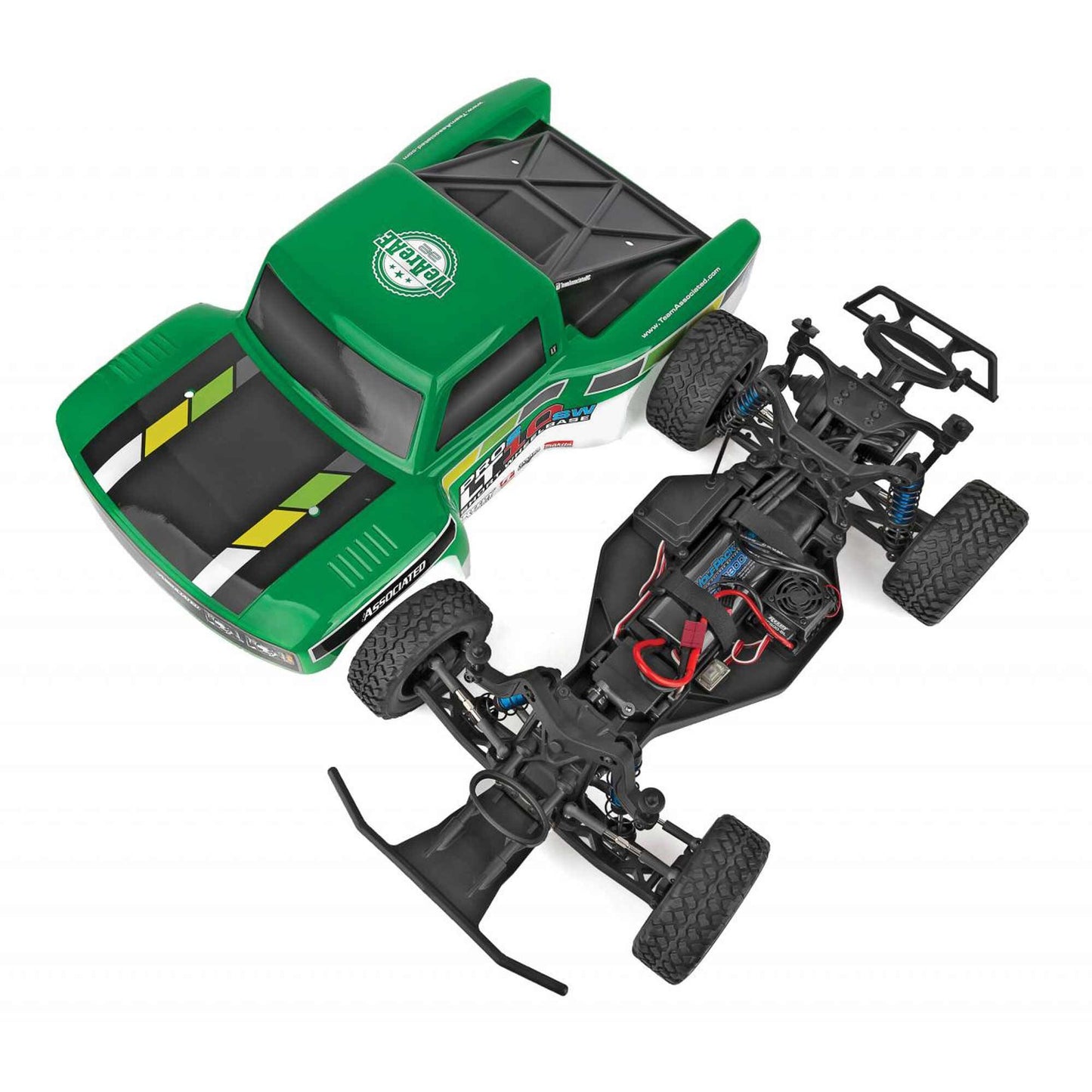 1/10 Pro2 LT10SW Short Course Truck Ready to Run with Battery and Charger (Green) (ASC70023C)