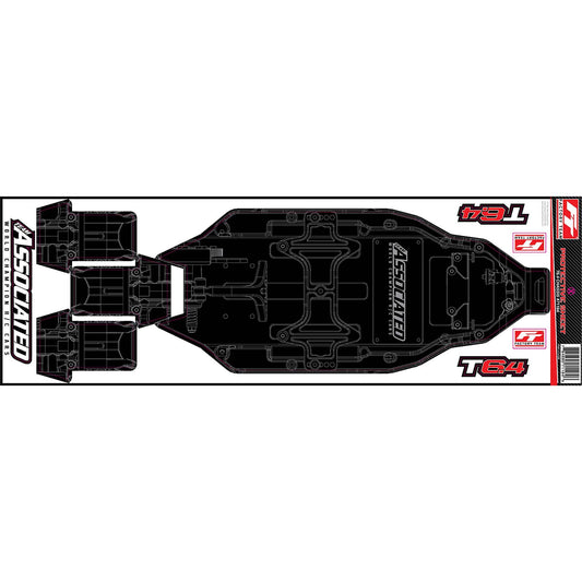 RC10T6.4 FT Chassis Protective Sheet (ASC71184)