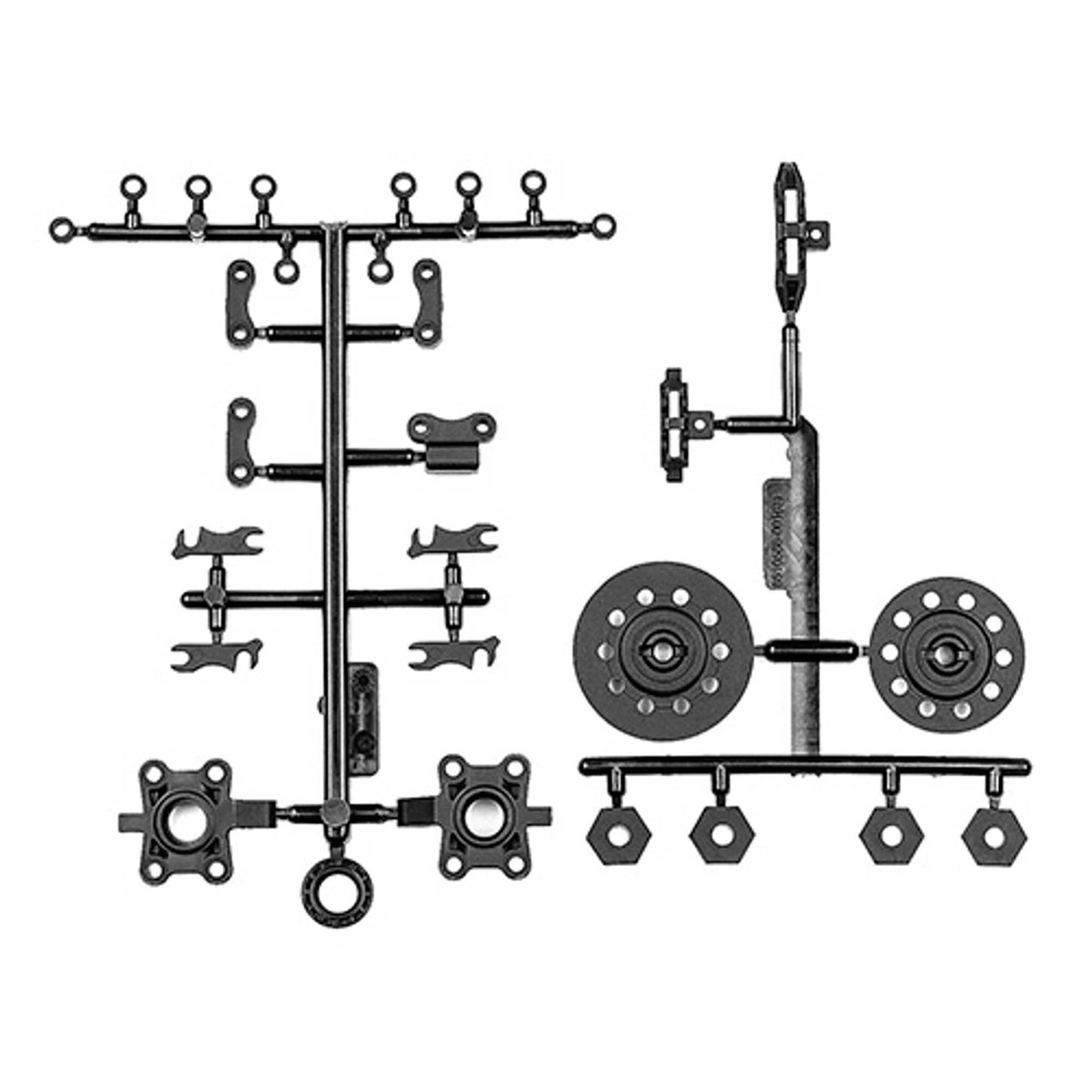 DC10 Hubs with Wheel Hex Brake Disks (ASC72210)