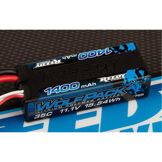Reedy WolfPack Mini 1400mAh 35C 3S LiPo Battery with T-plug (ASC765)