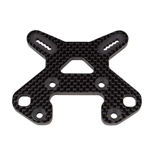 RC8B4 FT Front Shock Tower Carbon Fiber Upgrade (ASC81503)