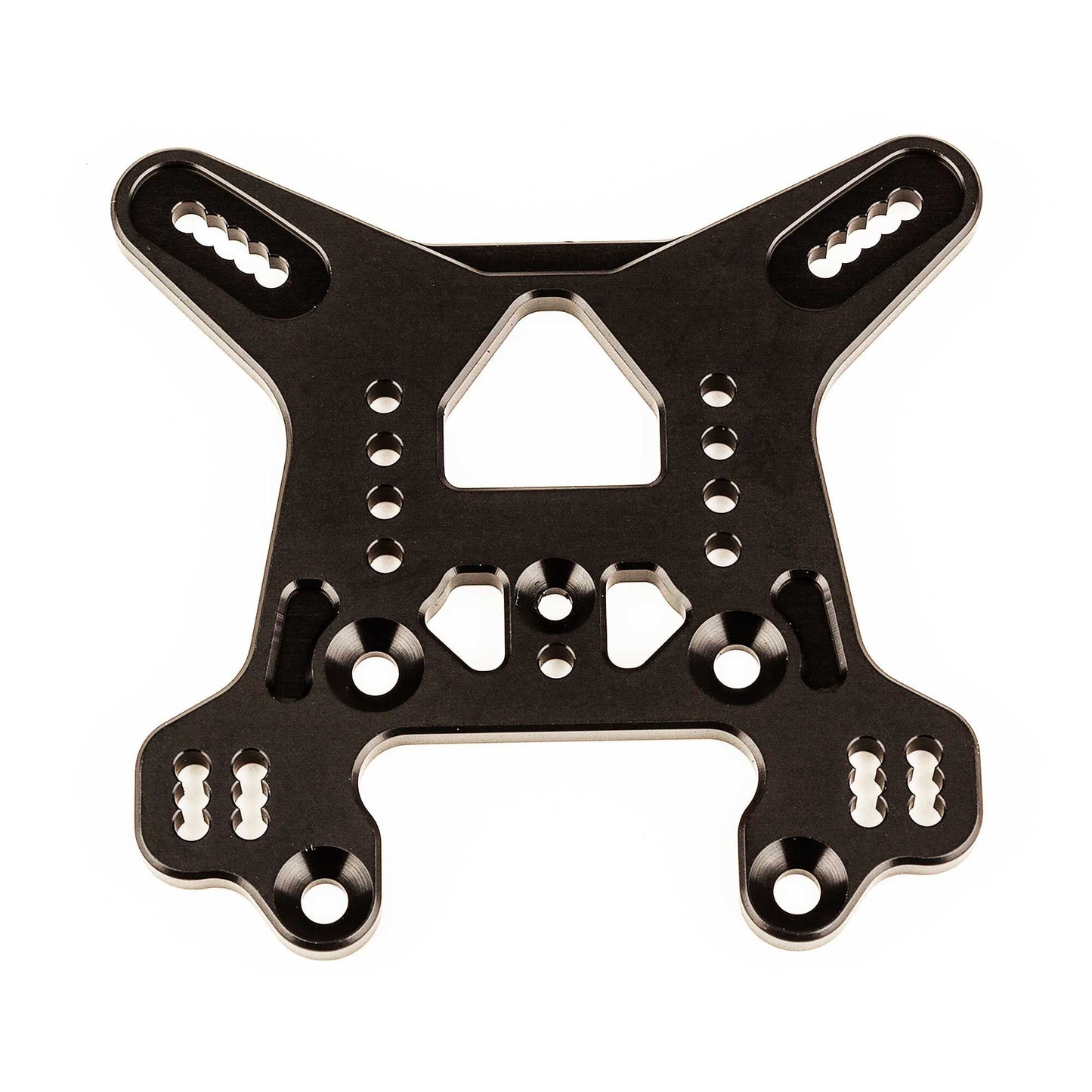 RC8B4 Rear Shock Tower Black Aluminum (ASC81505)