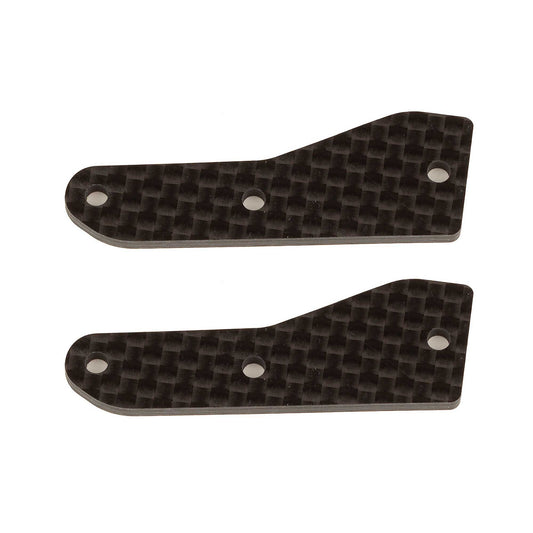 RC8B4 FT Front/Rear Suspension Arm Inserts Carbon Fiber (ASC81537)