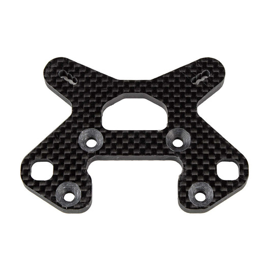 RC8B4.1 FT Front Shock Tower Carbon Fiber 26.5mm (ASC81633)