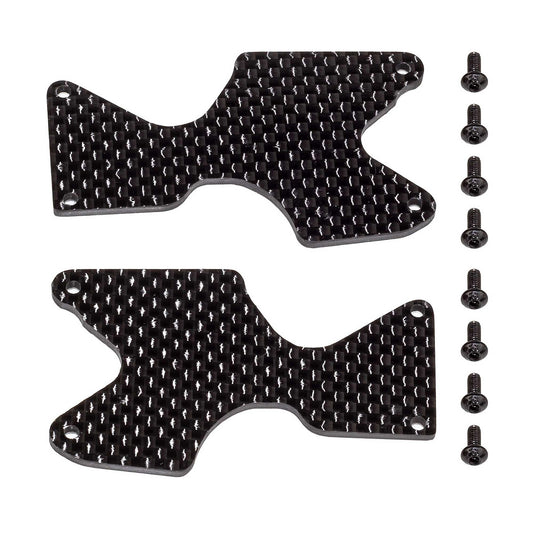 RC8B4.1 FT Carbon Fiber Rear Suspension Arm Inserts (ASC81668)