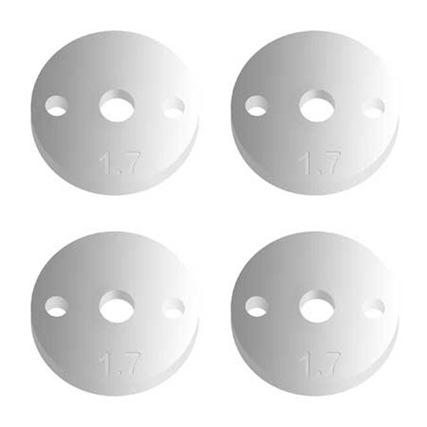 Factory Team 12mm Pistons V2 Flat (4 Pack) (ASC91627)