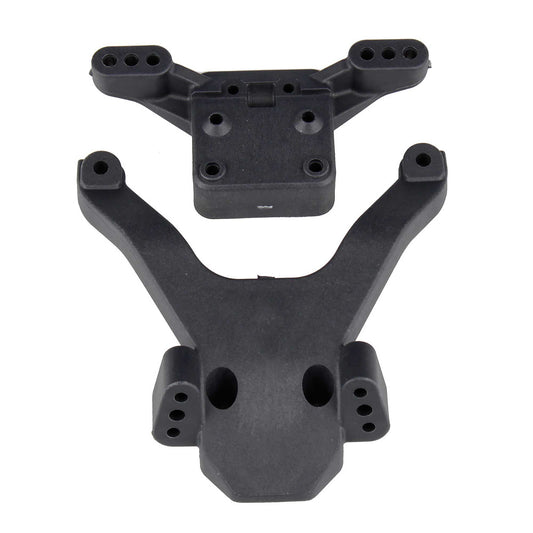 FT Top Plate and Ballstud Mount Carbon for RC10B6 (ASC91875)