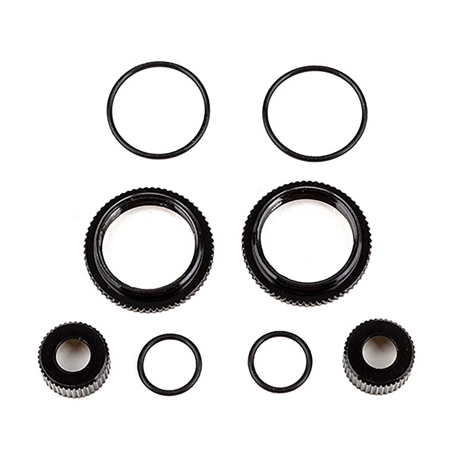 Aluminum 13mm Shock Collar and Seal Retainer Set Black (ASC91929)