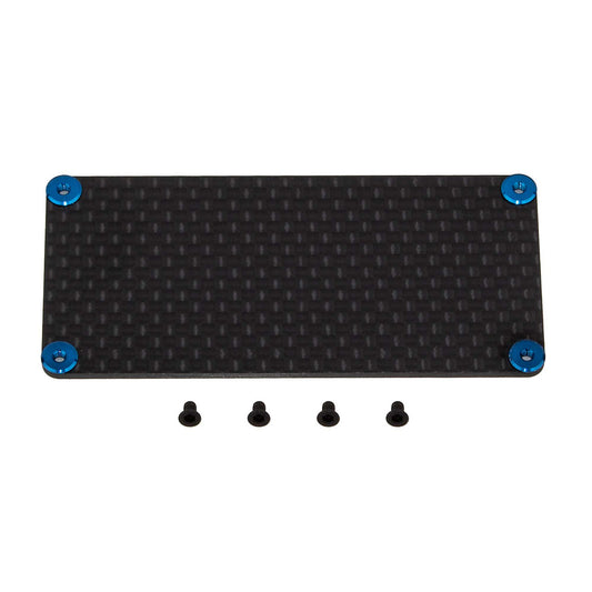 Carbon Fiber Factory Team ESC Weight for RC10B6.4 (ASC91975)