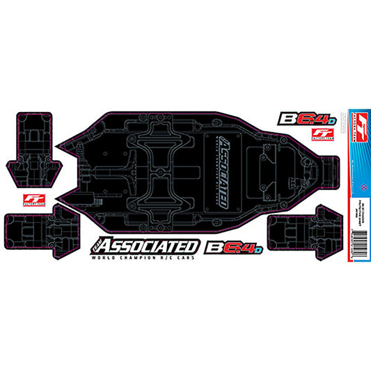RC10B6.4D FT Chassis Protective Sheet (ASC91980)