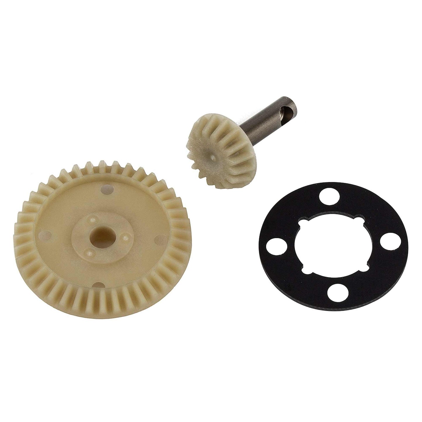 RC10B74.2 FT Ring and Pinion Gear Set, molded