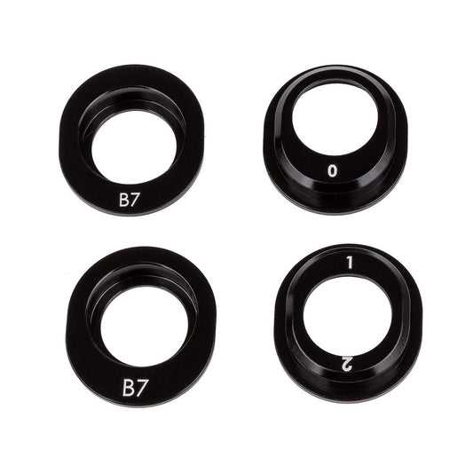 RC10B7 FT Aluminum Differential Height Inserts (ASC92455)