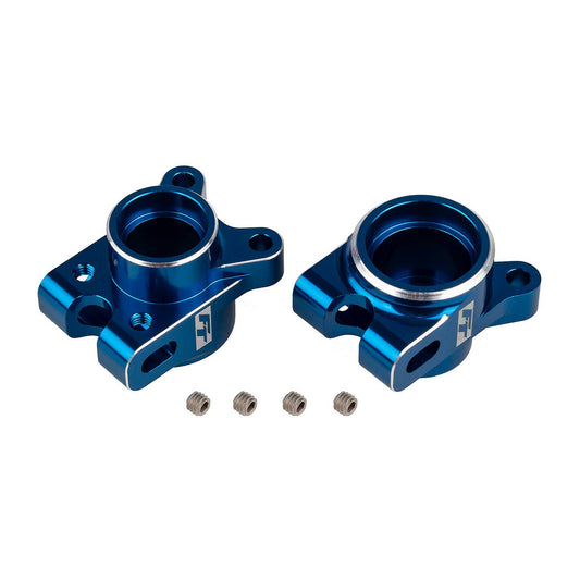 Aluminum Factory Team Rear Hub Set Blue for RC10B7 (ASC92471)