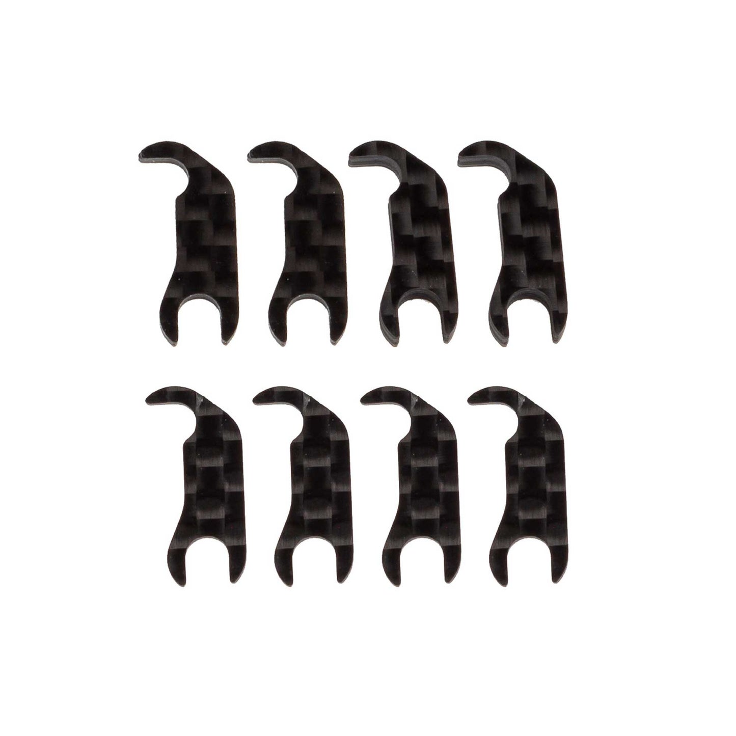 Carbon Fiber Factory Team Steering Block Mount Shim Set for RC10B7 (ASC92495)