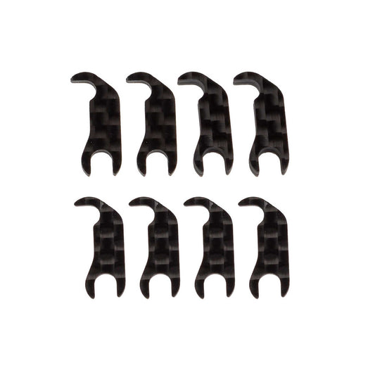 Carbon Fiber Factory Team Steering Block Mount Shim Set for RC10B7 (ASC92495)