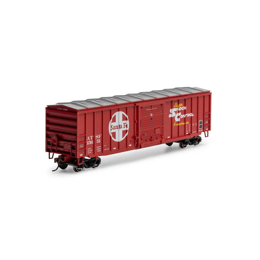 HO 50' ACF Outer Post Box Car ATSF #15651 (ATH-1018)