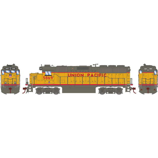 HO EMD GP60 Locomotive Sound-Ready Union Pacific #5869 (ATH-1110)