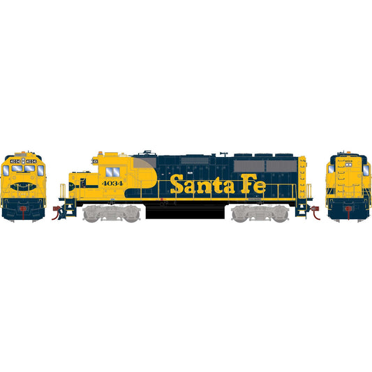 HO EMD GP60 Locomotive with Econami DCC & Sound, ATSF #4034 (ATH-1115)