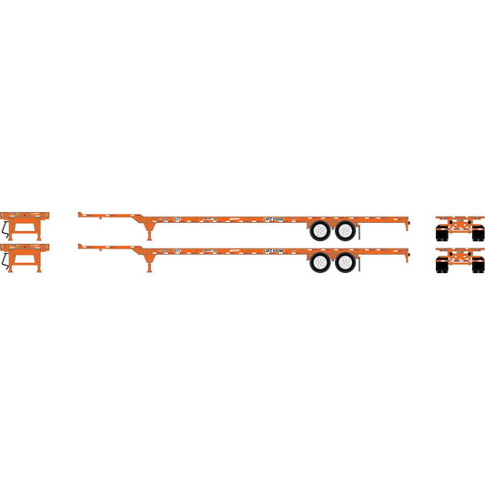HO 53' Chassis BNSF LSFZ #535200 / 535389 (ATH-1143)