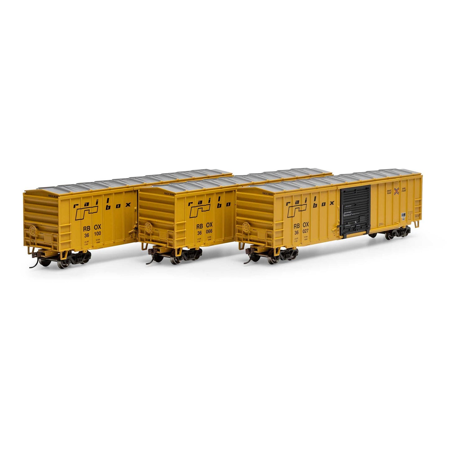 HO 50' ACF Outer Post Box Car RBOX #36027 #36066 #36100 (ATH-1151)