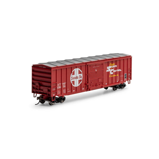 HO 50' ACF Outer Post Box Car ATSF #15679 (ATH-1175)