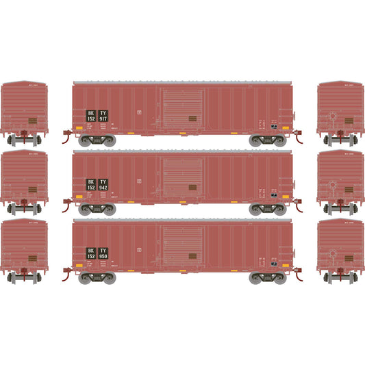 HO 50' ACF Outer Post Box Car (ATH-1181)