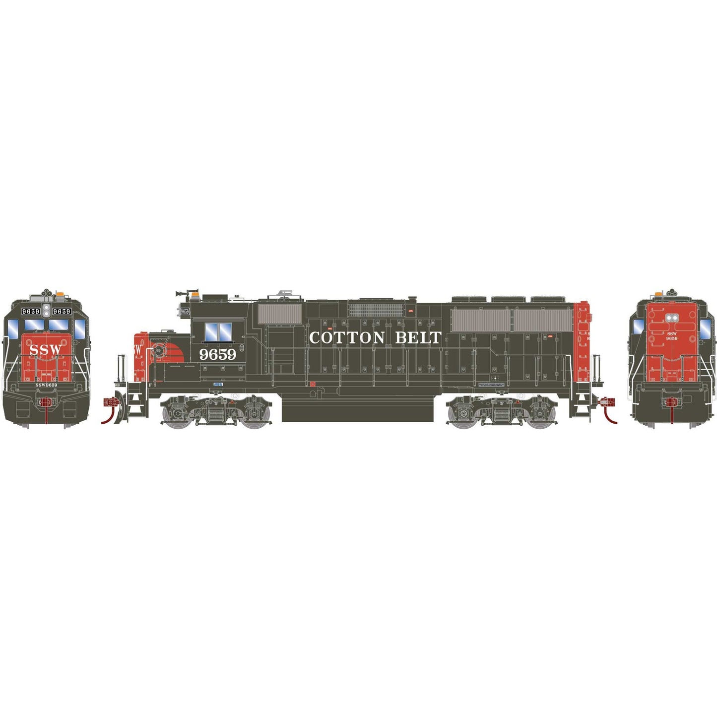 HO EMD GP60 Locomotive Sound-Ready SSW #9659 (ATH-1195)