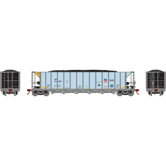 HO Ortner 5-Bay Rapid Discharge Hopper UP #94450 (ATH-1199)
