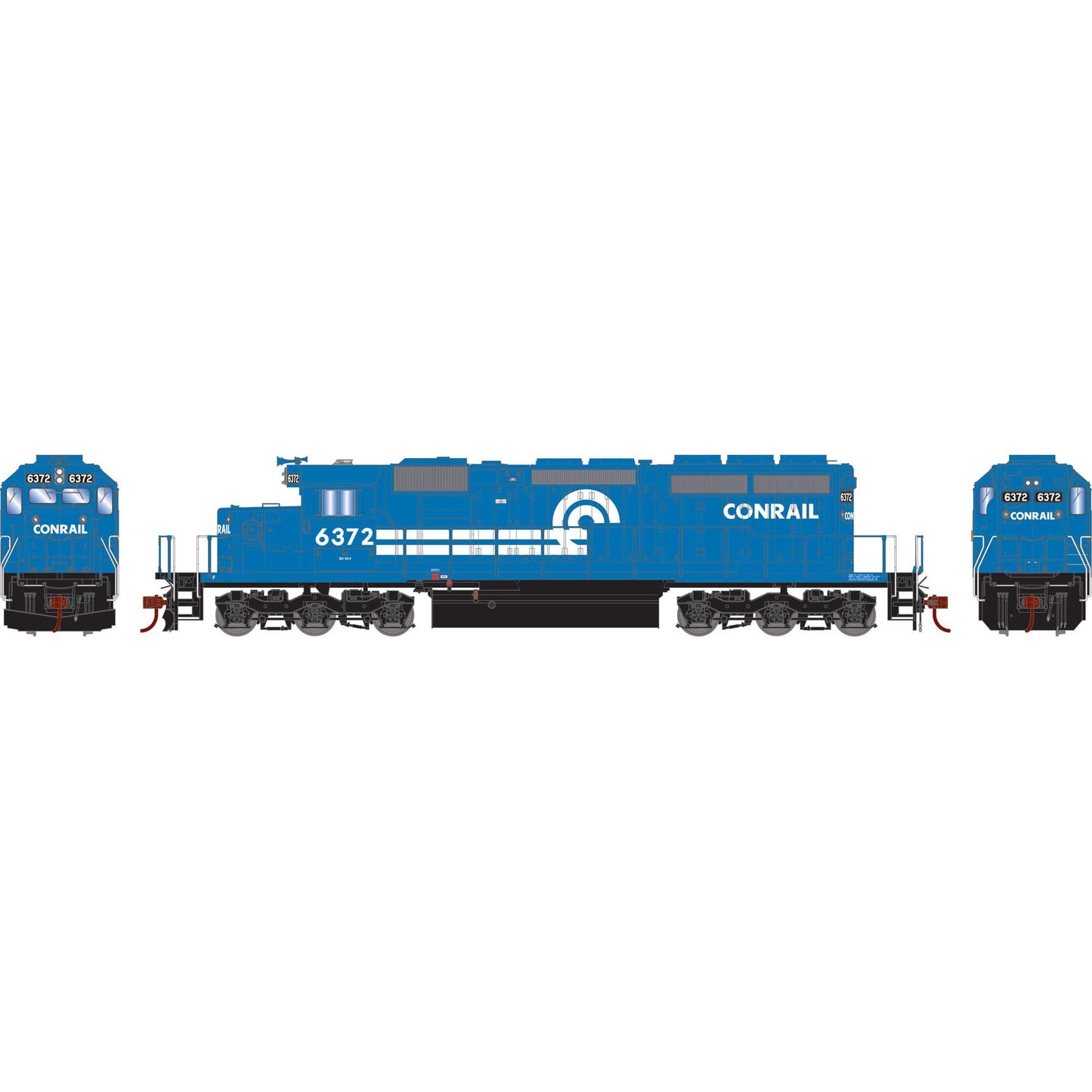 HO EMD SD40-2 Locomotive CR #6372 (ATH-1224)