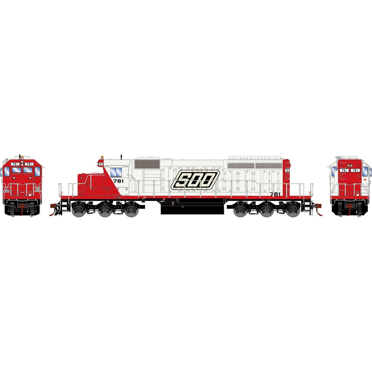 HO EMD SD40-2 Locomotive with DCC and Sound (ATH-1256)