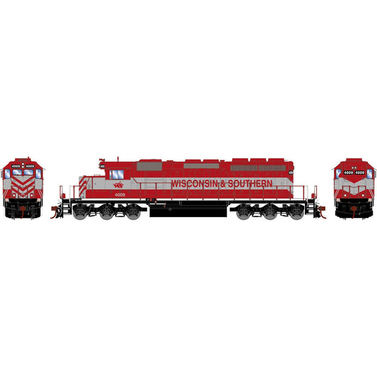 HO EMD SD40-2 Locomotive with DCC and Sound WAMX #4009 (ATH-1265)
